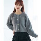 ∞ポケット付きフェザークルーカーデ | MAJESTIC LEGON  | 詳細画像23 