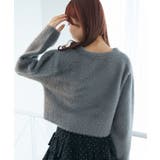 ∞ポケット付きフェザークルーカーデ | MAJESTIC LEGON  | 詳細画像25 