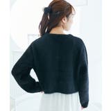 ∞ポケット付きフェザークルーカーデ | MAJESTIC LEGON  | 詳細画像32 