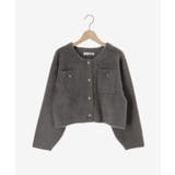 ∞ポケット付きフェザークルーカーデ | MAJESTIC LEGON  | 詳細画像36 