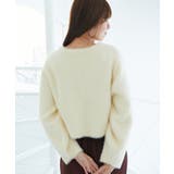 ∞ポケット付きフェザークルーカーデ | MAJESTIC LEGON  | 詳細画像9 