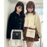 アイボリー | ∞ポケット付きフェザークルーカーデ | MAJESTIC LEGON 