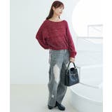 キラキラドロストメッシュニット | MAJESTIC LEGON  | 詳細画像15 