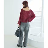 キラキラドロストメッシュニット | MAJESTIC LEGON  | 詳細画像16 