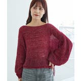 キラキラドロストメッシュニット | MAJESTIC LEGON  | 詳細画像17 