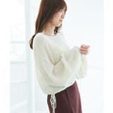 キラキラドロストメッシュニット | MAJESTIC LEGON  | 詳細画像6 