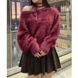 ボルドー | キラメキチョーカーセットシャギーニット | MAJESTIC LEGON 