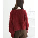 ふわふわVネックショートカーデ | MAJESTIC LEGON  | 詳細画像30 