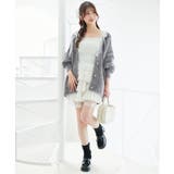 キラメキシャギーミディカーディガン | MAJESTIC LEGON  | 詳細画像32 