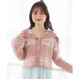 襟付きネコチャンジャカードカーデ | MAJESTIC LEGON | 詳細画像11