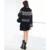 襟付きネコチャンジャカードカーデ | MAJESTIC LEGON | 詳細画像17