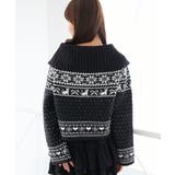 襟付きネコチャンジャカードカーデ | MAJESTIC LEGON | 詳細画像19