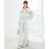 襟付きネコチャンジャカードカーデ | MAJESTIC LEGON | 詳細画像2