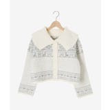 襟付きネコチャンジャカードカーデ | MAJESTIC LEGON | 詳細画像20