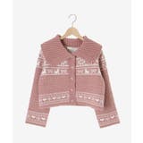 襟付きネコチャンジャカードカーデ | MAJESTIC LEGON | 詳細画像21