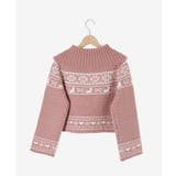 襟付きネコチャンジャカードカーデ | MAJESTIC LEGON | 詳細画像23