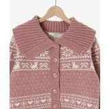 襟付きネコチャンジャカードカーデ | MAJESTIC LEGON | 詳細画像24