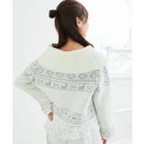 襟付きネコチャンジャカードカーデ | MAJESTIC LEGON | 詳細画像6