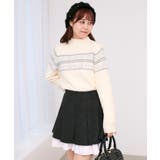 アイボリー柄 | ネコチャンジャカードトップス | MAJESTIC LEGON