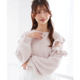 Ｌ／ピンク | Ladyフリルシャギーニット | MAJESTIC LEGON 