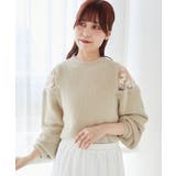 ショルダーレースシャギーニット | MAJESTIC LEGON  | 詳細画像11 