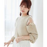 ショルダーレースシャギーニット | MAJESTIC LEGON  | 詳細画像12 