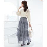 ショルダーレースシャギーニット | MAJESTIC LEGON  | 詳細画像4 