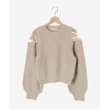 ショルダーレースシャギーニット | MAJESTIC LEGON  | 詳細画像43 