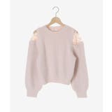 ショルダーレースシャギーニット | MAJESTIC LEGON  | 詳細画像44 