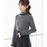 プチフリルタートルニット | MAJESTIC LEGON | 詳細画像50