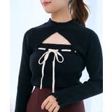 デコルテオープンリボンニット | MAJESTIC LEGON  | 詳細画像21 