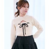 デコルテオープンリボンニット | MAJESTIC LEGON  | 詳細画像5 