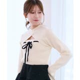 デコルテオープンリボンニット | MAJESTIC LEGON  | 詳細画像6 