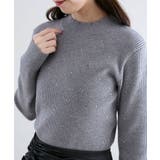 グレー | キラキラハイネックニット | MAJESTIC LEGON 