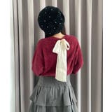 レッド | ◎バックリボンシャギーニット | MAJESTIC LEGON 