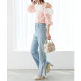 フリルワンショル肩リボンニット | MAJESTIC LEGON  | 詳細画像10 