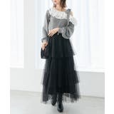 フリルワンショル肩リボンニット | MAJESTIC LEGON  | 詳細画像16 