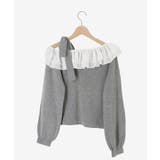 フリルワンショル肩リボンニット | MAJESTIC LEGON  | 詳細画像34 