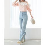 フリルワンショル肩リボンニット | MAJESTIC LEGON  | 詳細画像9 