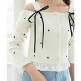 2wayリボンドット肩あきニット | MAJESTIC LEGON  | 詳細画像10 