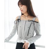 2wayリボンドット肩あきニット | MAJESTIC LEGON  | 詳細画像14 