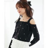 2wayリボンドット肩あきニット | MAJESTIC LEGON  | 詳細画像21 