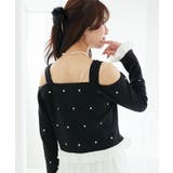 2wayリボンドット肩あきニット | MAJESTIC LEGON  | 詳細画像22 