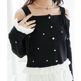 2wayリボンドット肩あきニット | MAJESTIC LEGON  | 詳細画像23 