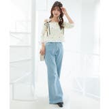 2wayリボンドット肩あきニット | MAJESTIC LEGON  | 詳細画像4 