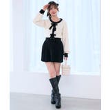 キラキラベロアリボンカーディガン | MAJESTIC LEGON  | 詳細画像2 