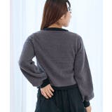 キラキラベロアリボンカーディガン | MAJESTIC LEGON  | 詳細画像20 