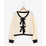 キラキラベロアリボンカーディガン | MAJESTIC LEGON  | 詳細画像22 