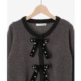 キラキラベロアリボンカーディガン | MAJESTIC LEGON  | 詳細画像26 