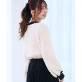 キラキラベロアリボンカーディガン | MAJESTIC LEGON  | 詳細画像7 